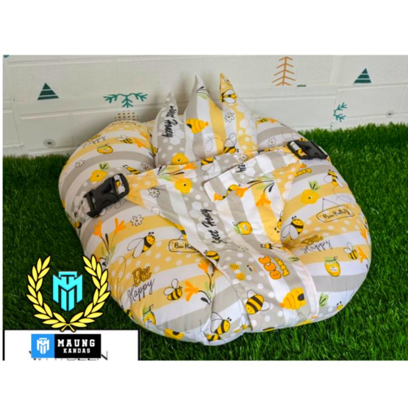 SOFA BAYI MULTIFUNGSI EMPUK  FREE BANTAL DAN GESPER NEW BORN