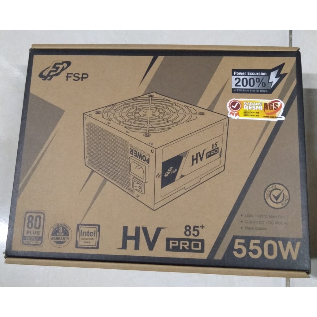 FSP PSU HV PRO 550W 85+