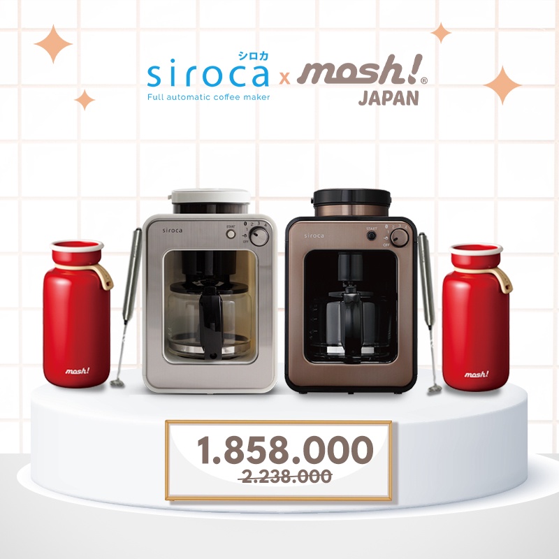 Mosh Bottle Latte Tumbler 450ML X Siroca Coffee Maker