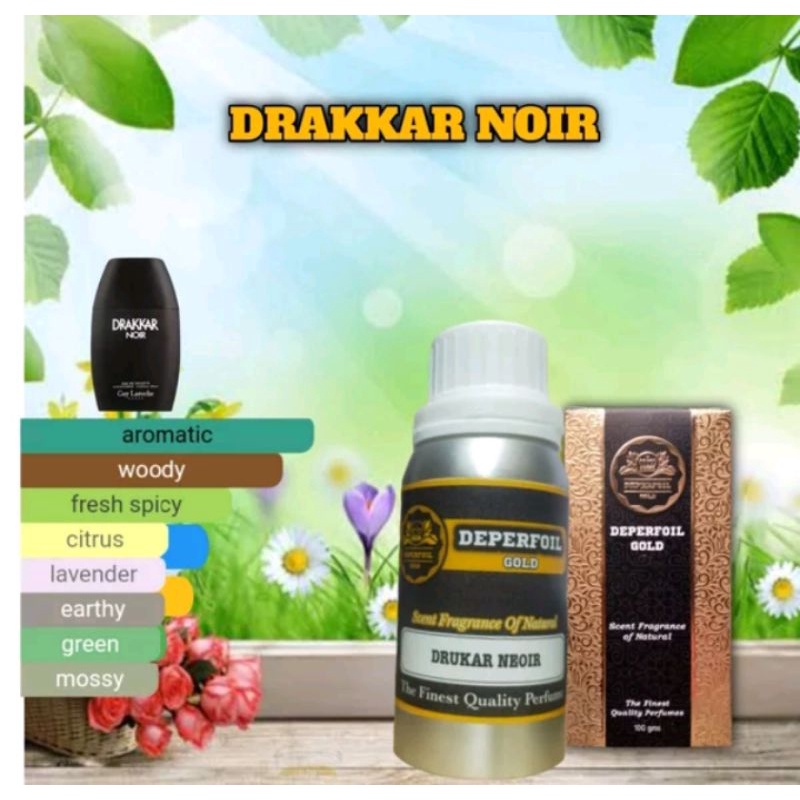 Deperfoil Parfum DAKAR NOIR 100gr Segel Murni Non Alkohol