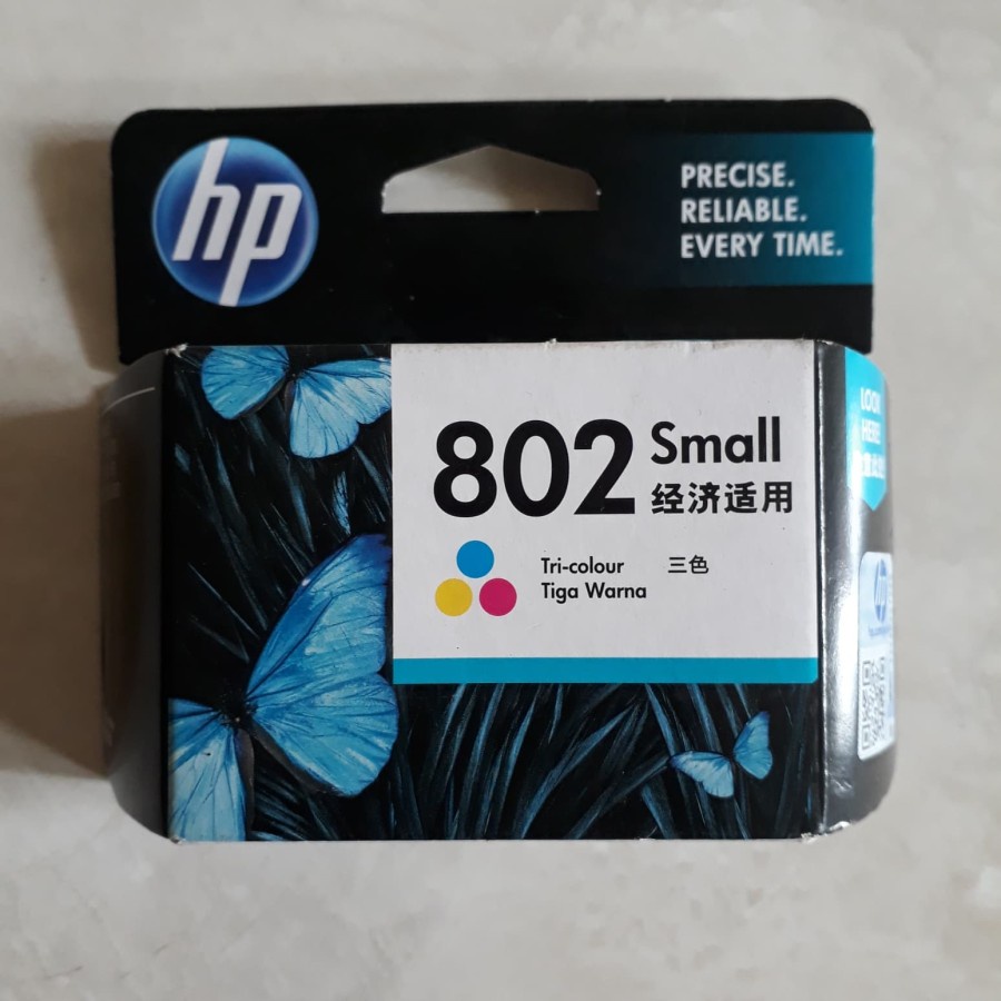 catridge hp 802 color original