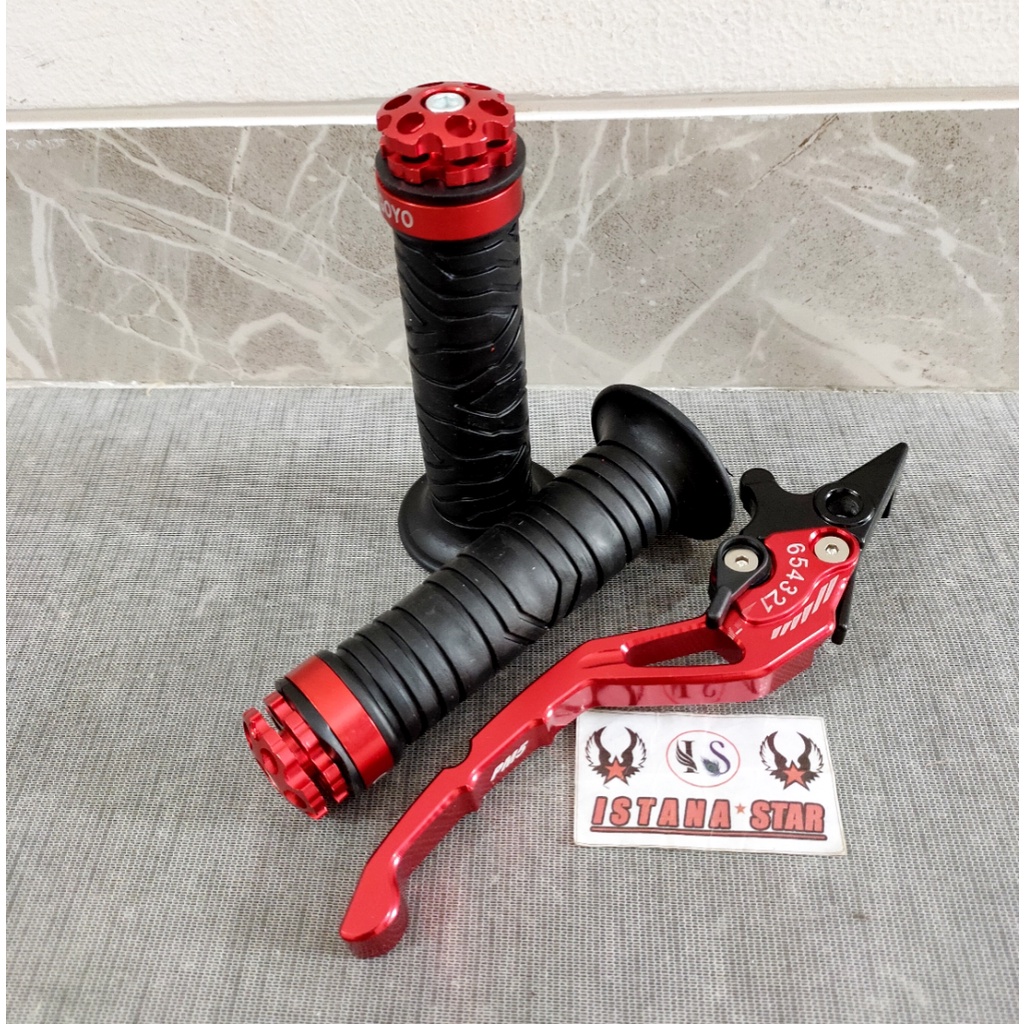 Handle rem supra x tuas rem supra x supra x 125 revo blade kharisma dll pluss grip ring cnc