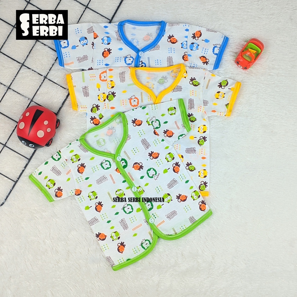 3 PCS BAJU BAYI LENGAN PENDEK/BAJU BAYI PEREMPUAN/BAJU BAYI LAKI LAKI