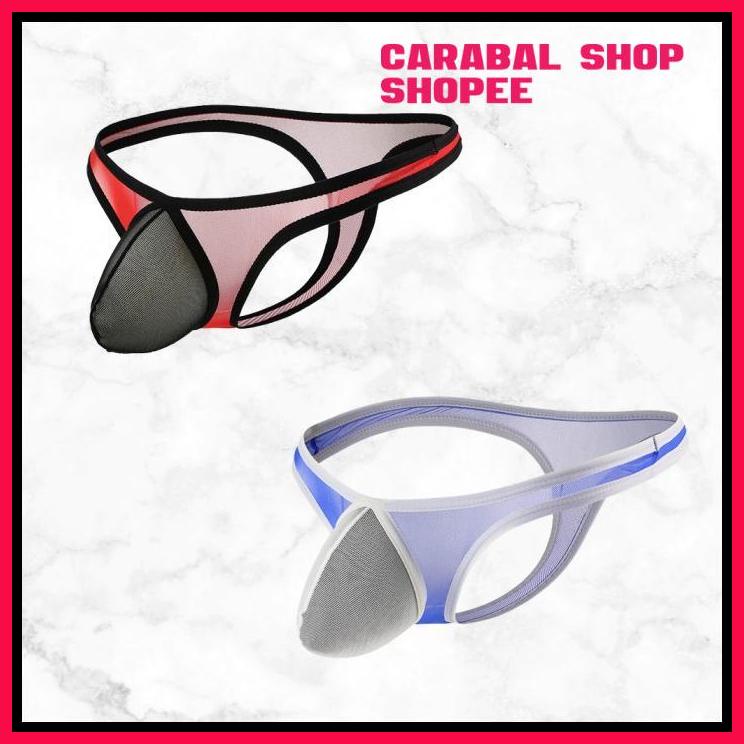 CELANA DALAM PRIA TRANSPARAN SEXY / THONG SEMI TRANSPARAN CELANA DALAM SEKSI PRIA MEN SEXY UNDERWEAR