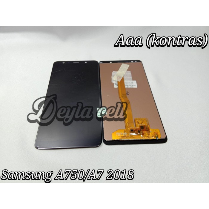 Hp Lcd Touchscreen Samsung A7 2018 - A750 Contrast