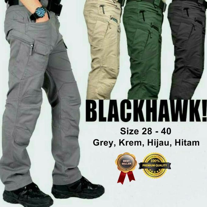 Dijamin Ori [Bonus Emas] Celana Tactical Blackhawk Panjang