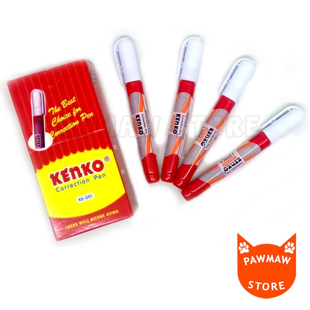 

Tip Ex / Correction Pen Kenko Merah KE-301 ( PACK )