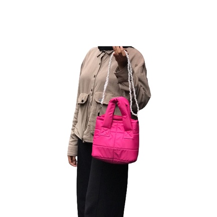 Puffy Bag Hologram Tas Selempang Wanita Hand Bag/Tas Bahu Puffy Bag Tas Wanita Tas Selempang Shoulder Bag Wanita Tote Bag