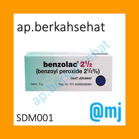 BENZOLAC 2,5 GR OBAT JERAWAT harga per tube SDM