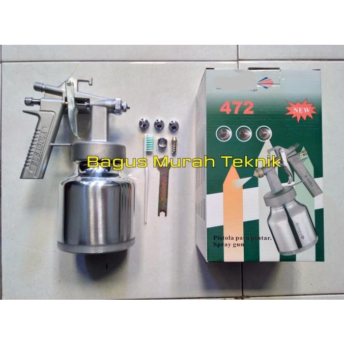 SPRAY GUN 472 TABUNG BAWAH SEMPROTAN CAT BESI AIR GUN MOBIL MOTOR bagus-murah99