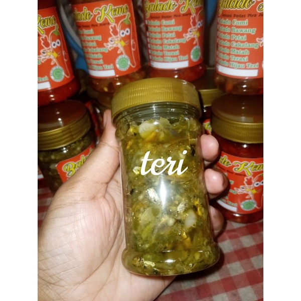 

Sambal kemasan viral (BALADO HIJAU TERI)