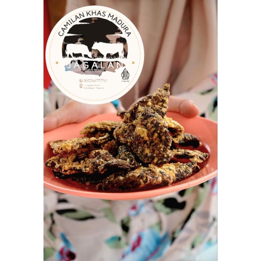 

Kripik, Kerupuk, Snack, Cemilan Paru Sapi Khas Madura 250 gram