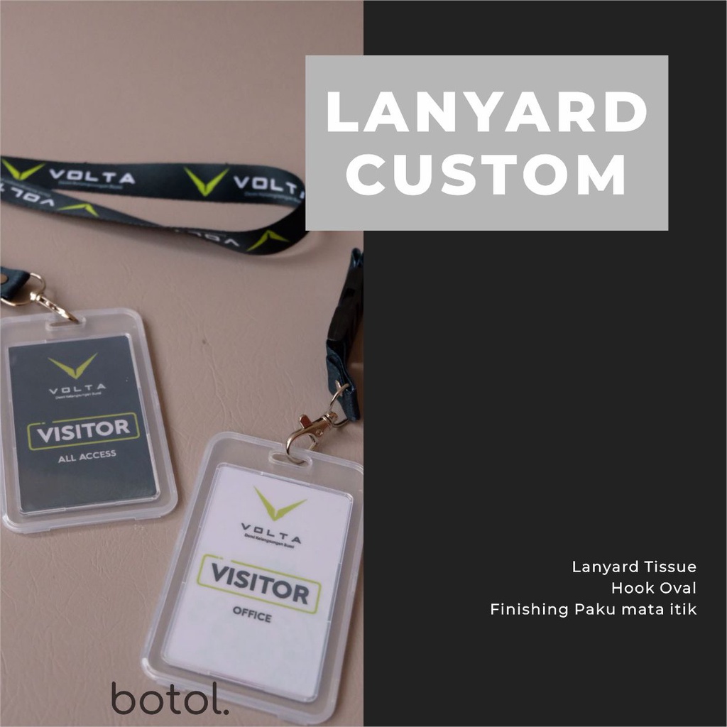 

TALI LANYARD CUSTOM FULL PRINTING 2 SISI LEBAR 2 CM PANJANG 100 CM