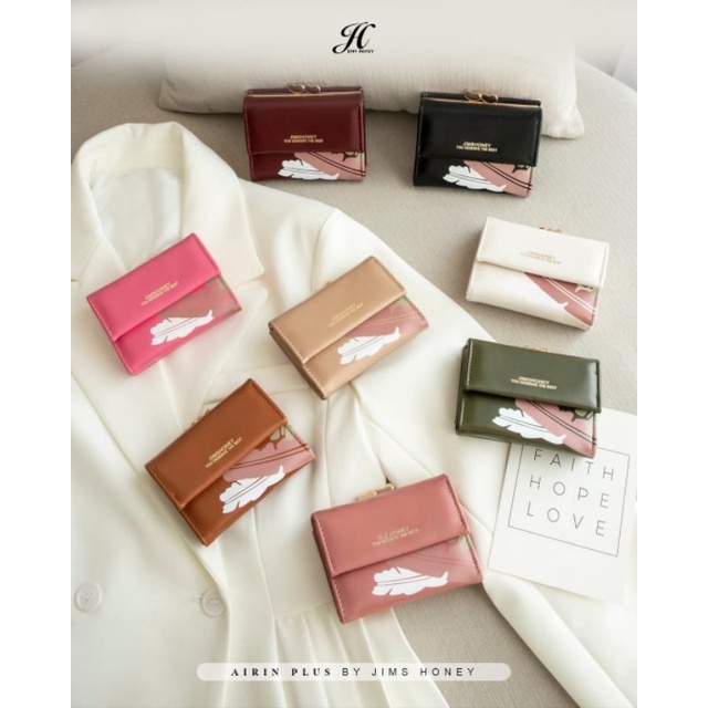 DOMPET AIRIN WALLET JIMSHONEY - DOMPET WANITA -DOMPET JIMSHONEY