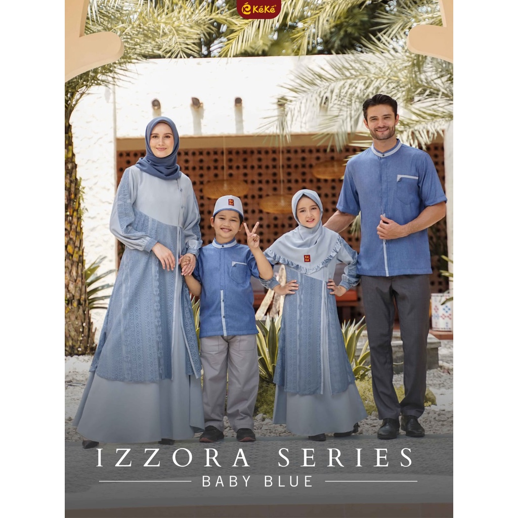 TERBARU SARIMBIT KELUARGA KEKE IZZORA SERIES BABY BLUE
