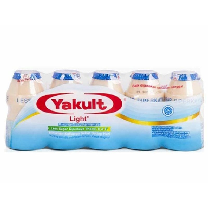 

YAKULT MINUMAN LIGHT SUGAR 5X50ML /BND