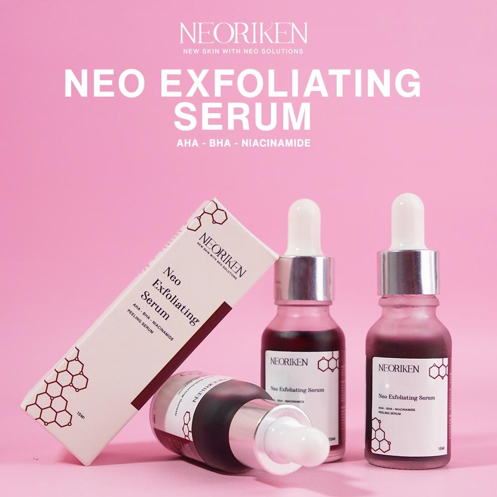 YA9MT9474 Neo Exfoliating Serum AHA BHA Peeling Solution - Neoriken Serum Eksfoliasi - Mengatasi Pen