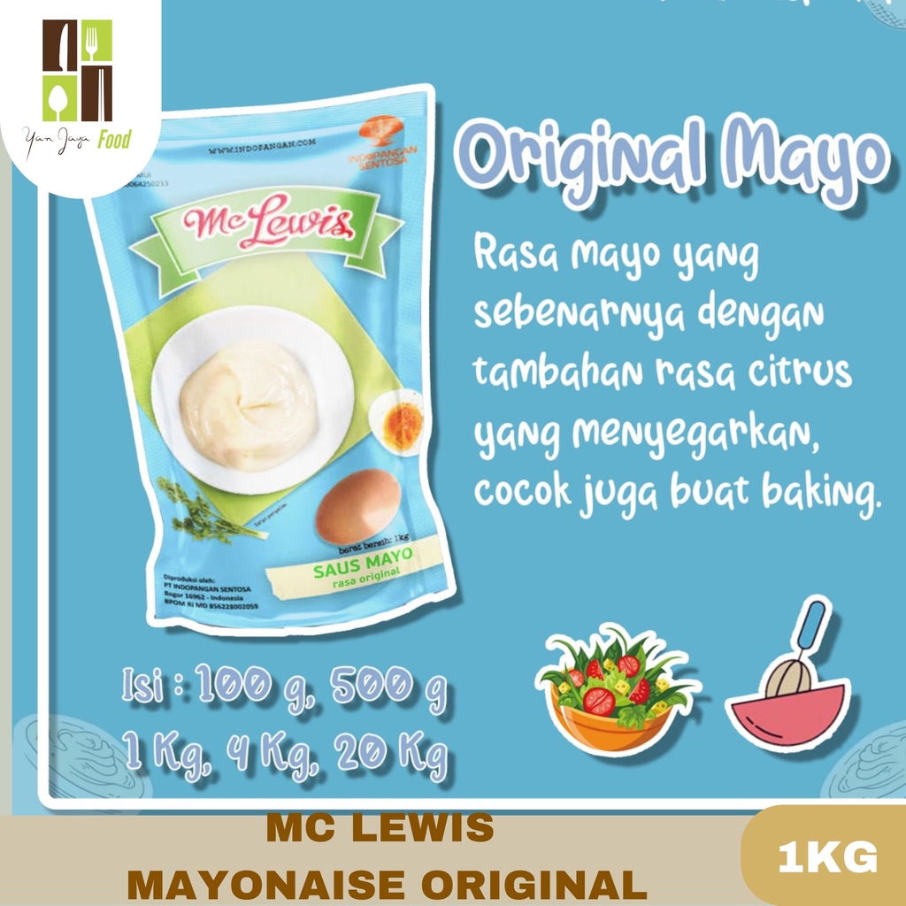 MC Lewis Mayonais Original/Sweet Mayo 1kg