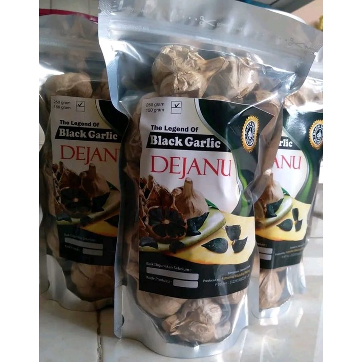 

Bawang Hitam Black Garlic Kating Bonggol 250 gram