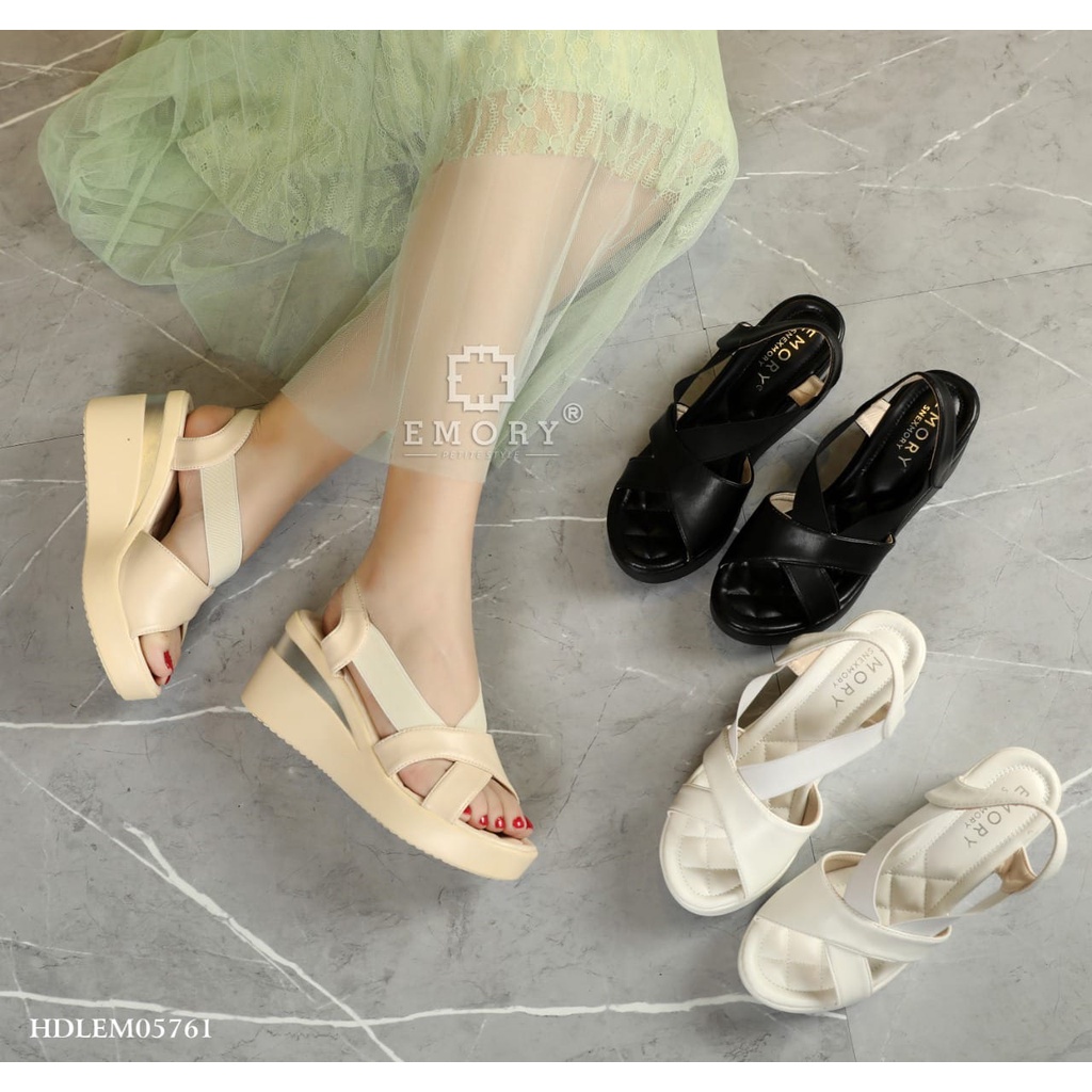 SB Emory Aprilla Sandal Wedges Wanita HDLEMO5761