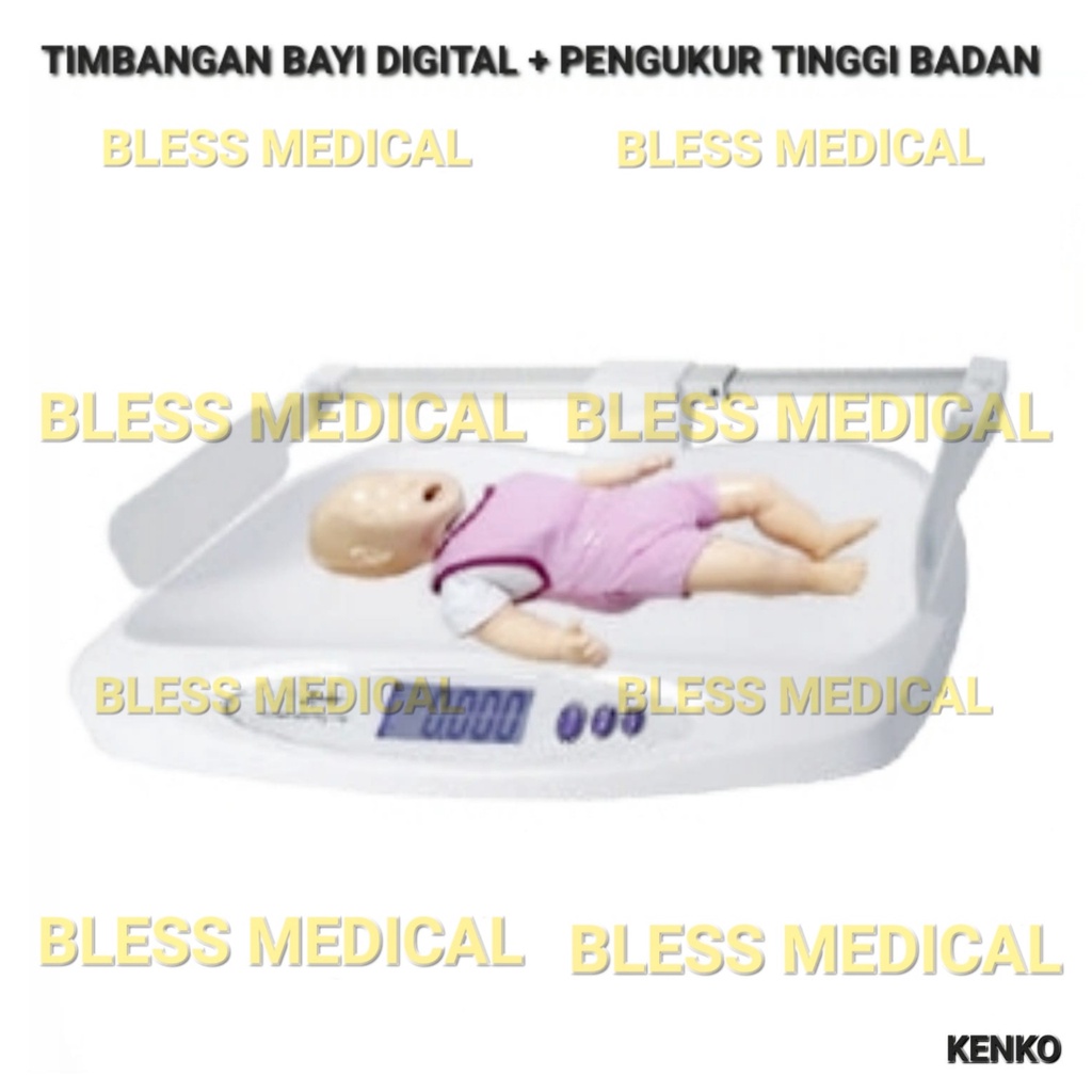 Timbangan Bayi Digital Dengan Pengukur Tinggi Badan Kenko DB 0505