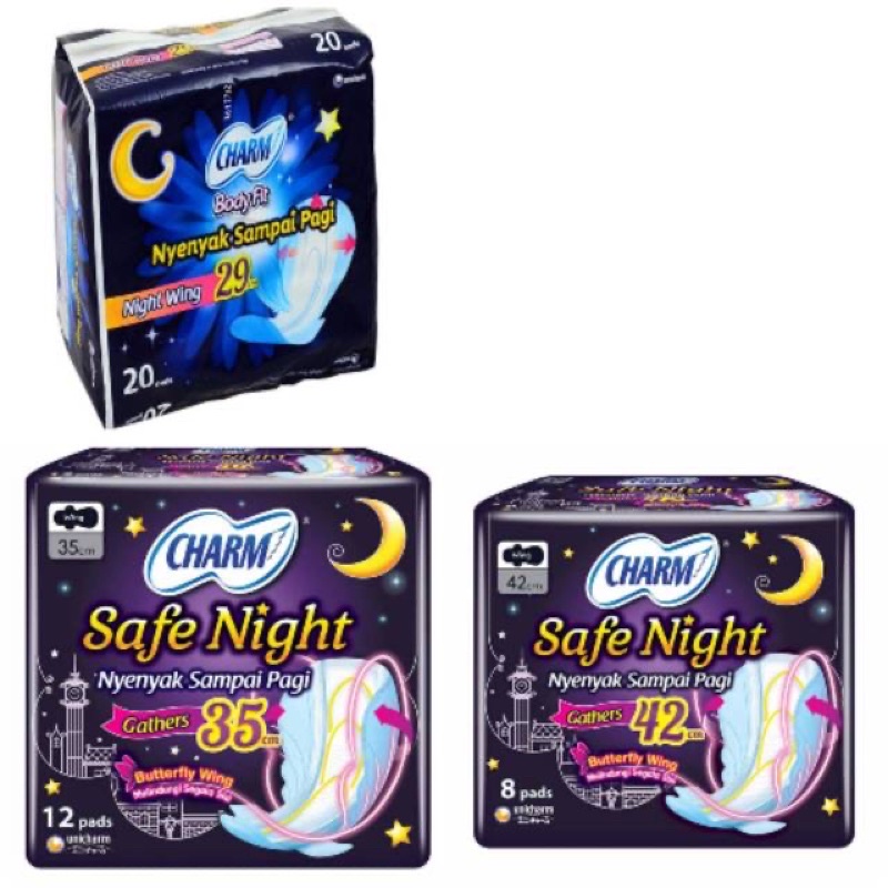 Pembalut Charm Safe Night