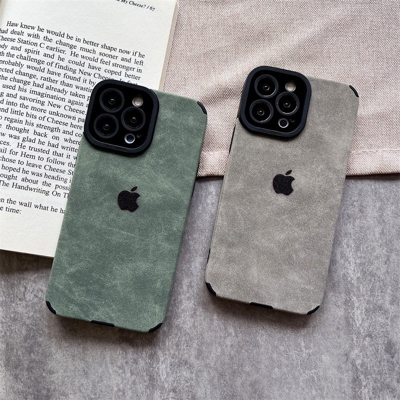 Ikat Pinggang Kulit Premium Mewah logo Apple case iPhone 14 Pro Max Plus case iPhone 13 12 Pro Max 11 Promax Kamera Premium Sepenuhnya Tertutup shock protection soft back cover