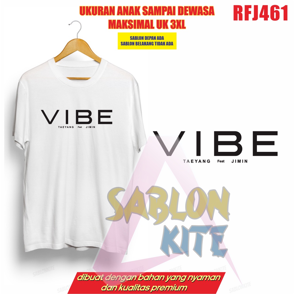 Kaos kpop VIBE taeyang feat jimin RFJ461