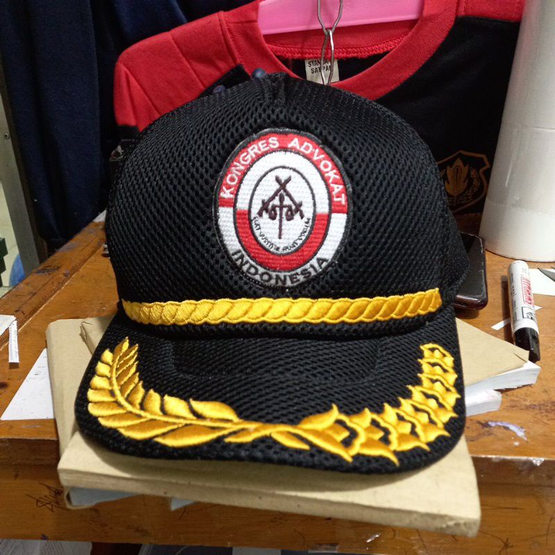 Topi Jaring Logo Kongres Advokat Indonesia (KAI)
