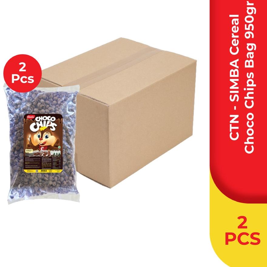 

☊ CTN - SIMBA Choco Chips Bag 2 x 950 gr MT ☈