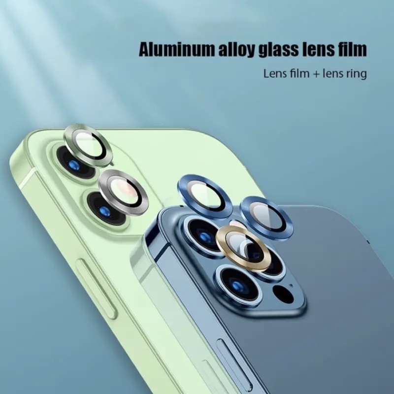 1set Metallic Lens Protect Glass Camera iPhone 12 Pro Max Anti Gores Kamera iPhone