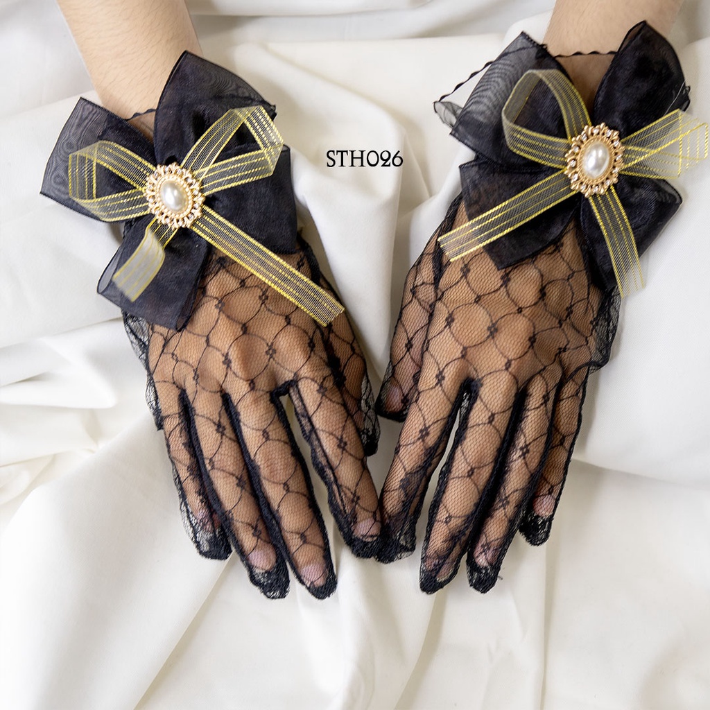 [READY STOK] GLOVES PESTA TRANSPARAN WANITA ELEGANT STH026