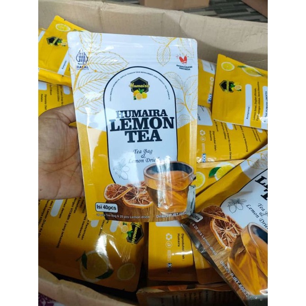 

HUMAIRA Lemon Tea Teh Pelangsing 100% Original