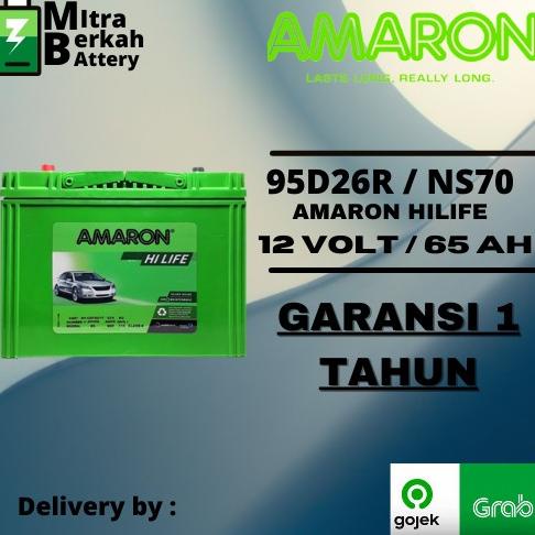 AKI KERING MOBIL MITSUBISHI LANCER 95D26R / NS70 AMARON HILIFE