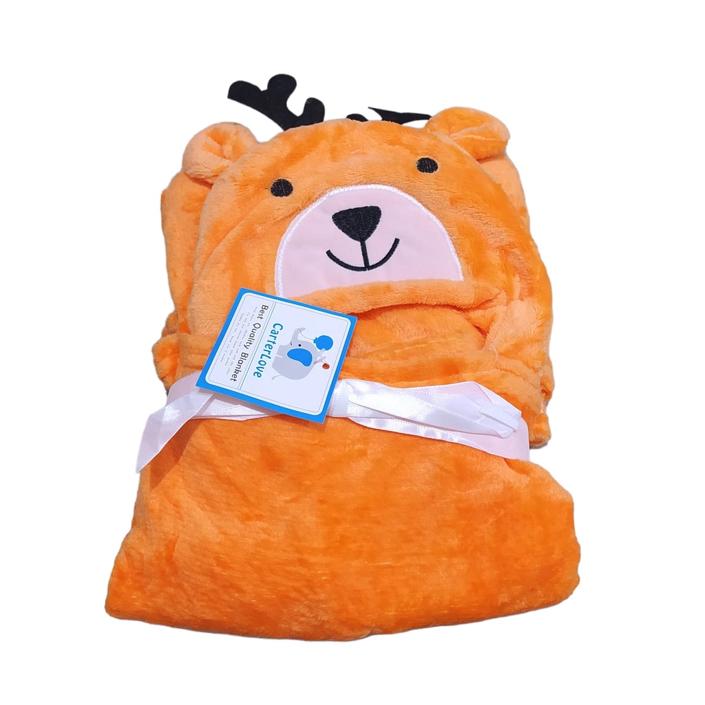 Selimut Bayi Topi 68 x 68 Blanket Lembut