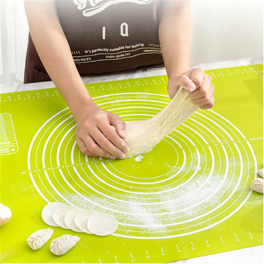 Alas Adonan Kue Silikon Anti Lengket Baking Mat Tatakan Giling Roti Donut Pizza Silicone - JJ3800