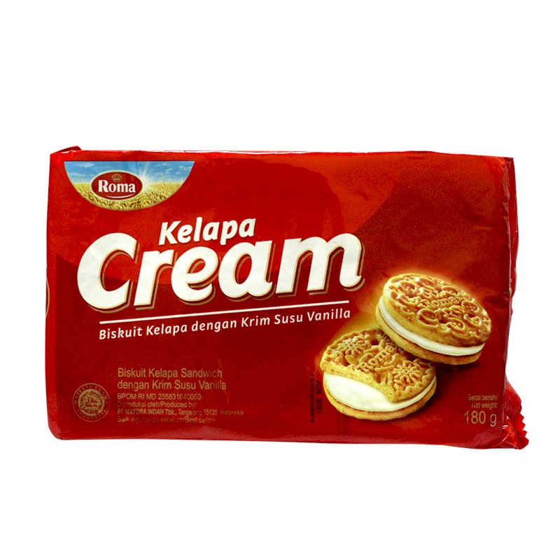 

Roma Biscuit Kelapa Sandwich 180Gr