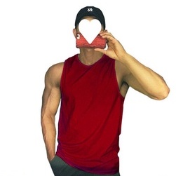GO!! SP1005 SINGLET PRIA OLAHRAGA GYM FITNESS RUNNING SQUAD LEKBONG LENGAN BUNTUNG COWOK