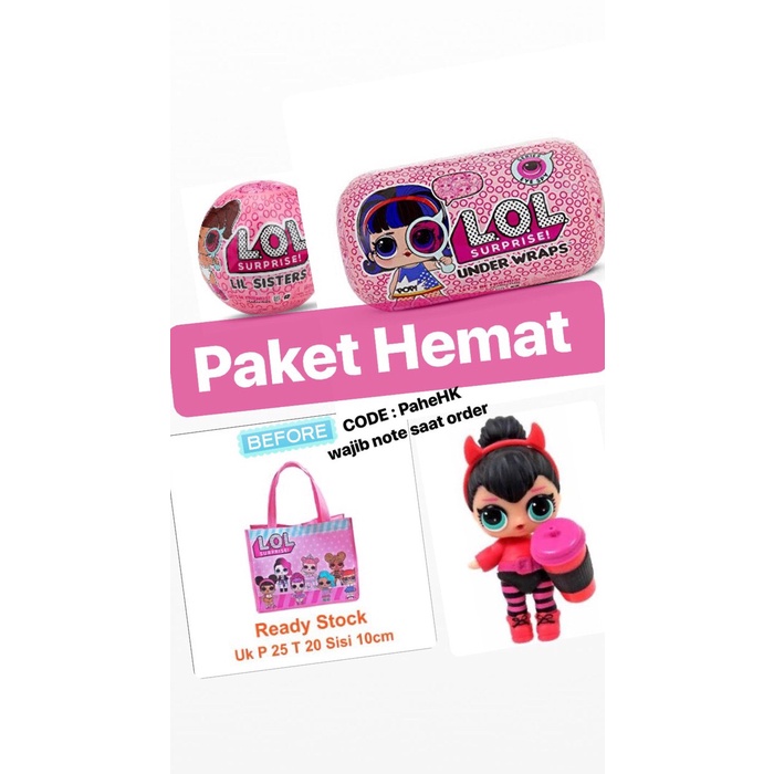⭐BISA COD⭐ Mainan LOL Surprise Murah Ball Bola Under Wraps Kapsul Ori Pets z2