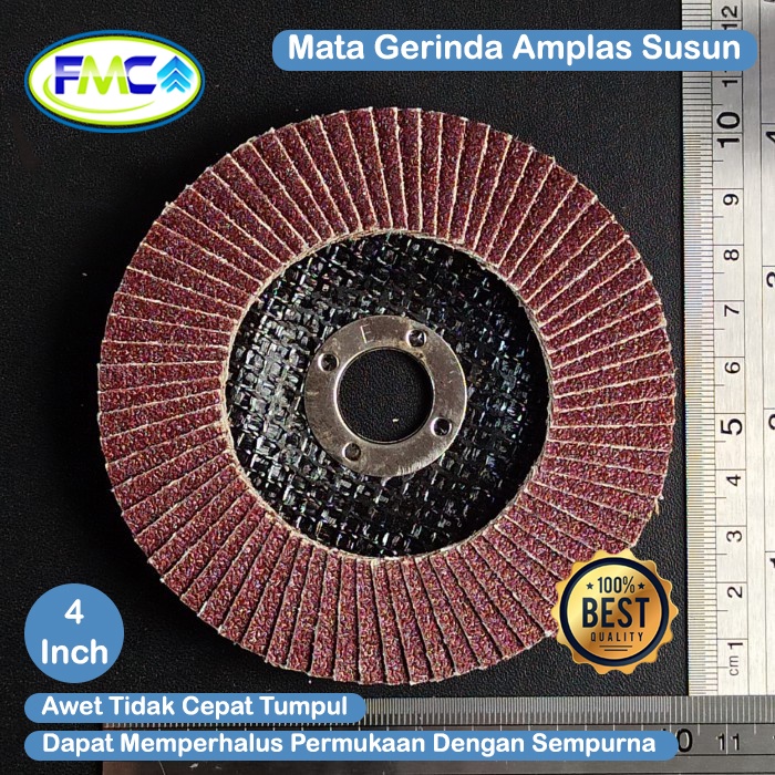 Mata Gerinda Amplas Susun Untuk Besi Kayu Tembok Flap Disc Tebal Awet
