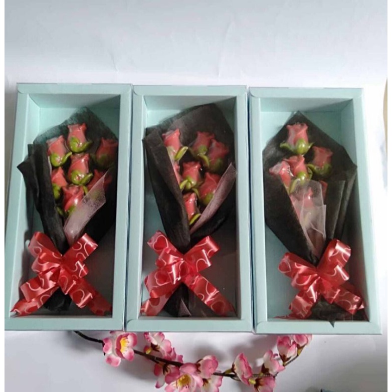 

PROMO.!! coklat bucket bunga tulip #coklat hadiah