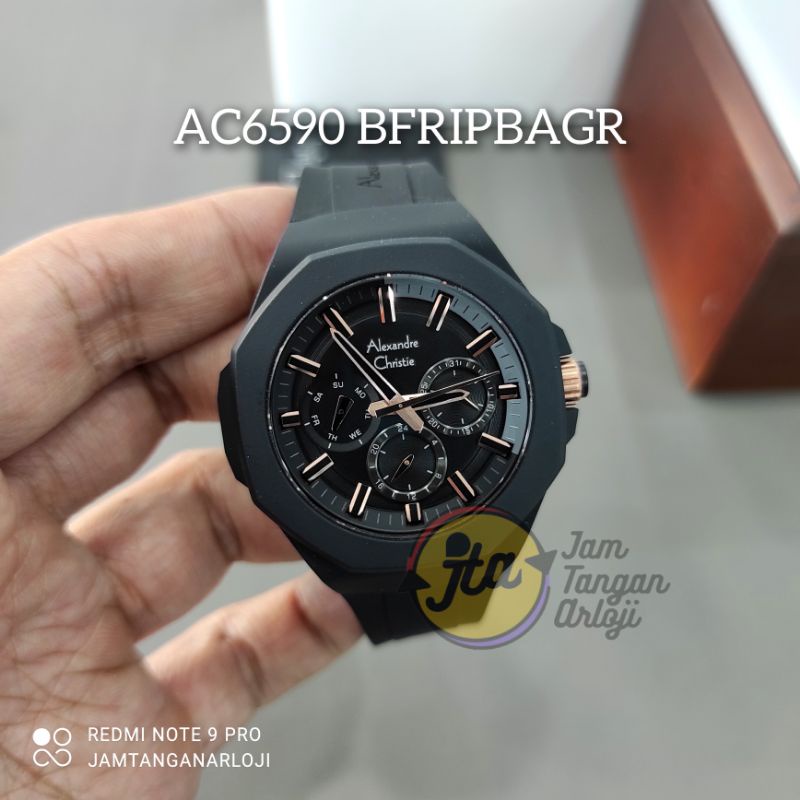 New Alexandre Christie Wanita AC6590 BlackRG Jam Tangan Cewek AC 6590 BFRIPBARG