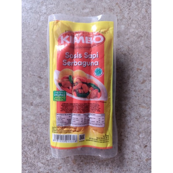 

Kimbo Sosis Sapi Serbaguna isi 3 PC 80 gram