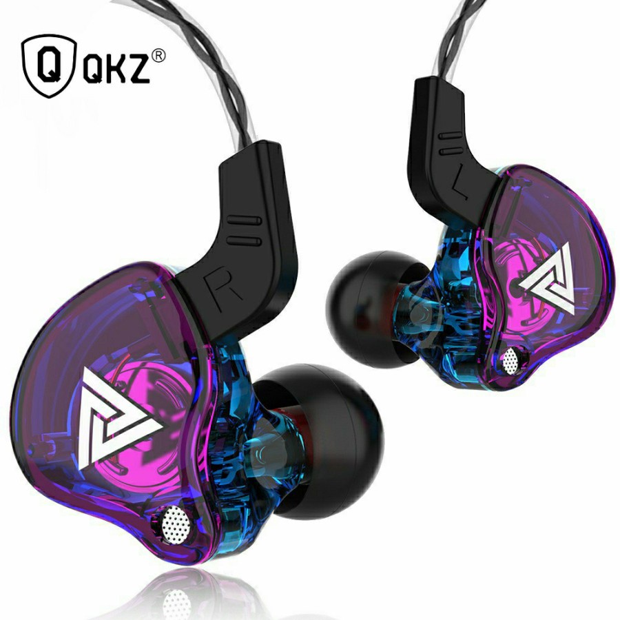 Earphone QKZ AK6 AK6x AK6 Pro Max Quality Knowledge Zenith Gaming Sport Mic Bass not CK5