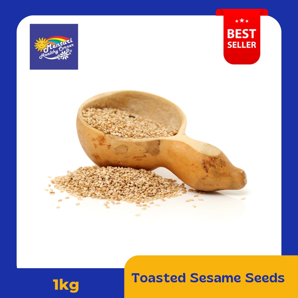 

Wijen Putih Panggang 1KG / Toasted White Sesame Seed 1KG