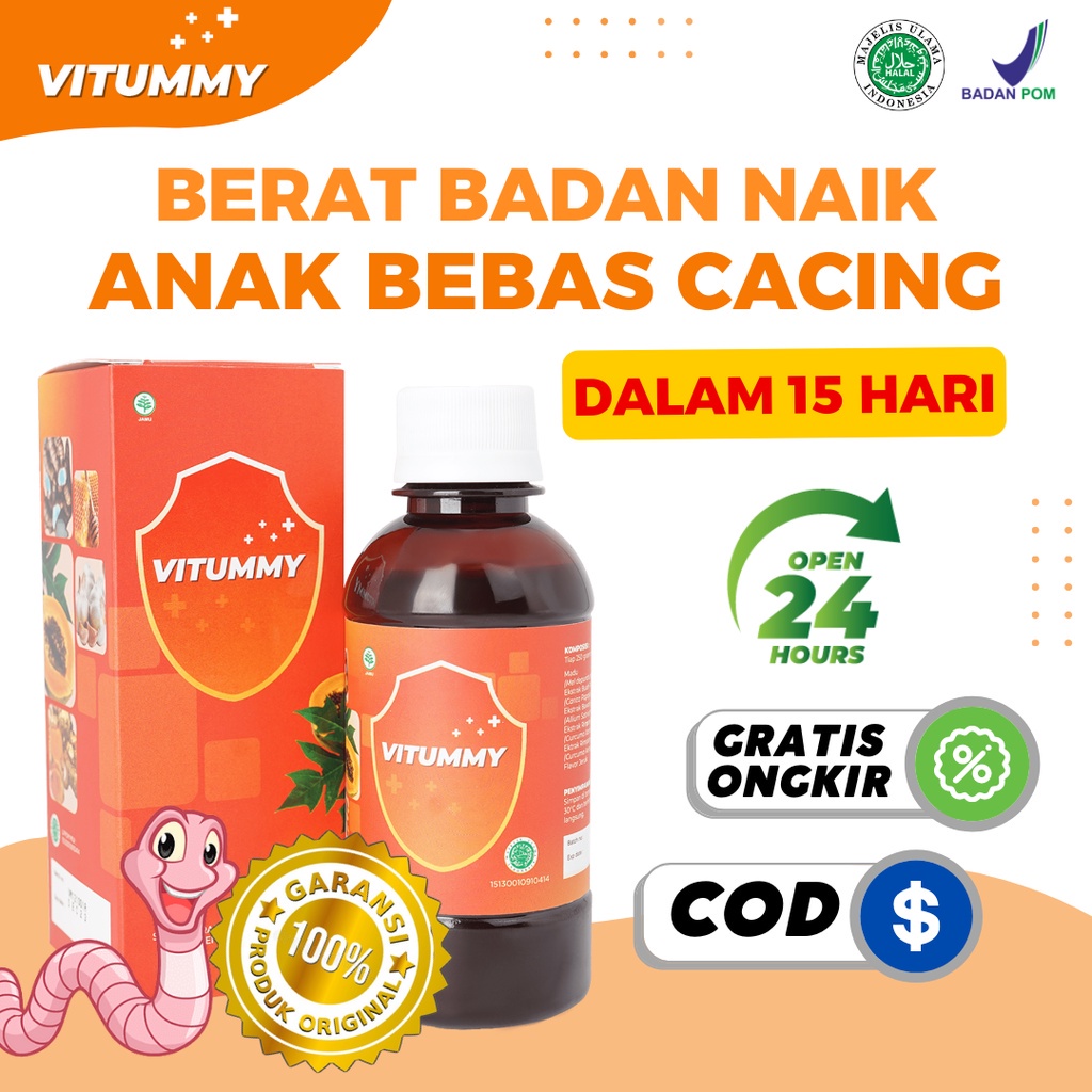 

(BISA COD) Madu obat cacing | cacingan pada anak | Obat stunting | ekstrak buah pepaya | penambah berat badan anak | penambah nafsu makan anak