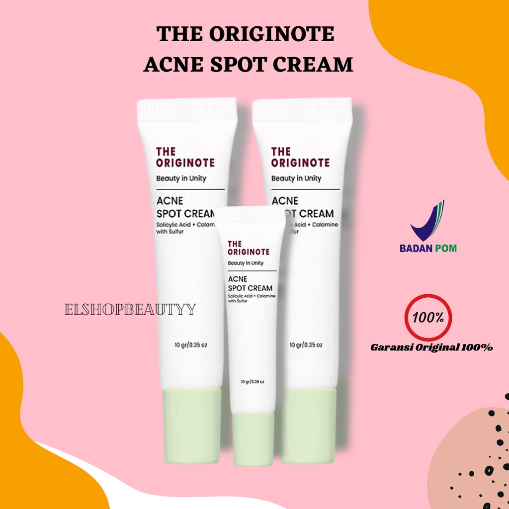 Jual THE ORIGINOTE ACNE SPOT CREAM OBAT JERAWAT THE ORIGINOTE | Shopee