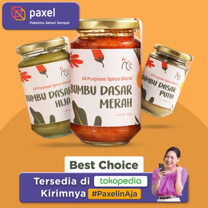 

[BISA COD] BEST CHOICE 3 BUMBU DASAR (PUTIH, MERAH, HIJAU)