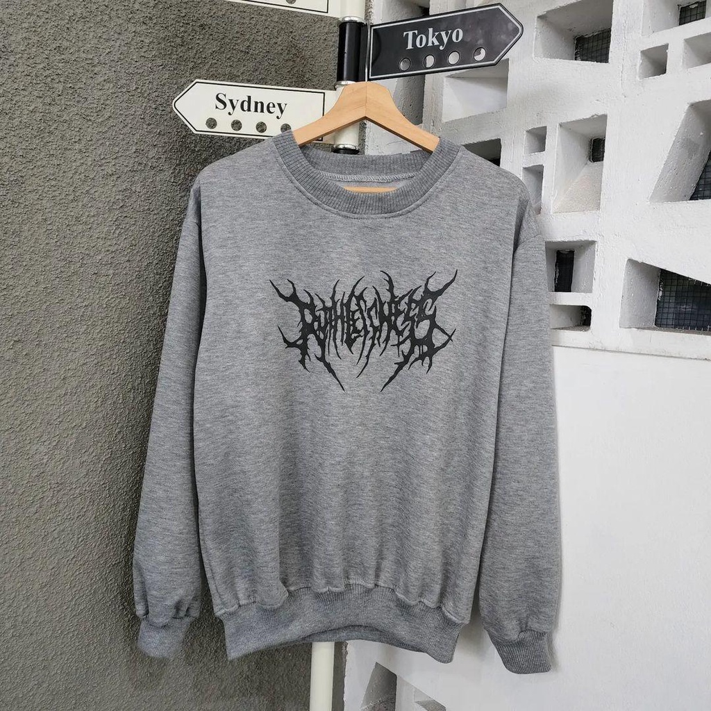 Sweater Crewneck TATTO bisa untuk pria/wanita