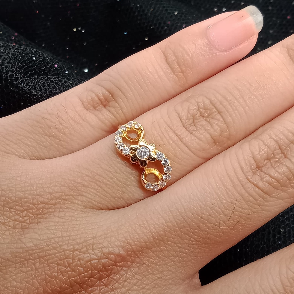 Cincin emas 17k - 1.65 gr kadar 750 - 4101